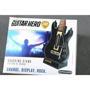 Guitar Hero Live Charging Stand PowerA Battery Pack Controller Display Rock Band